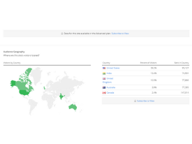 Website Traffic Demographics (B2B Filter)
